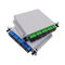 Bộ chia PLC sợi quang Sc / Upc 1x8 LGX Box Type